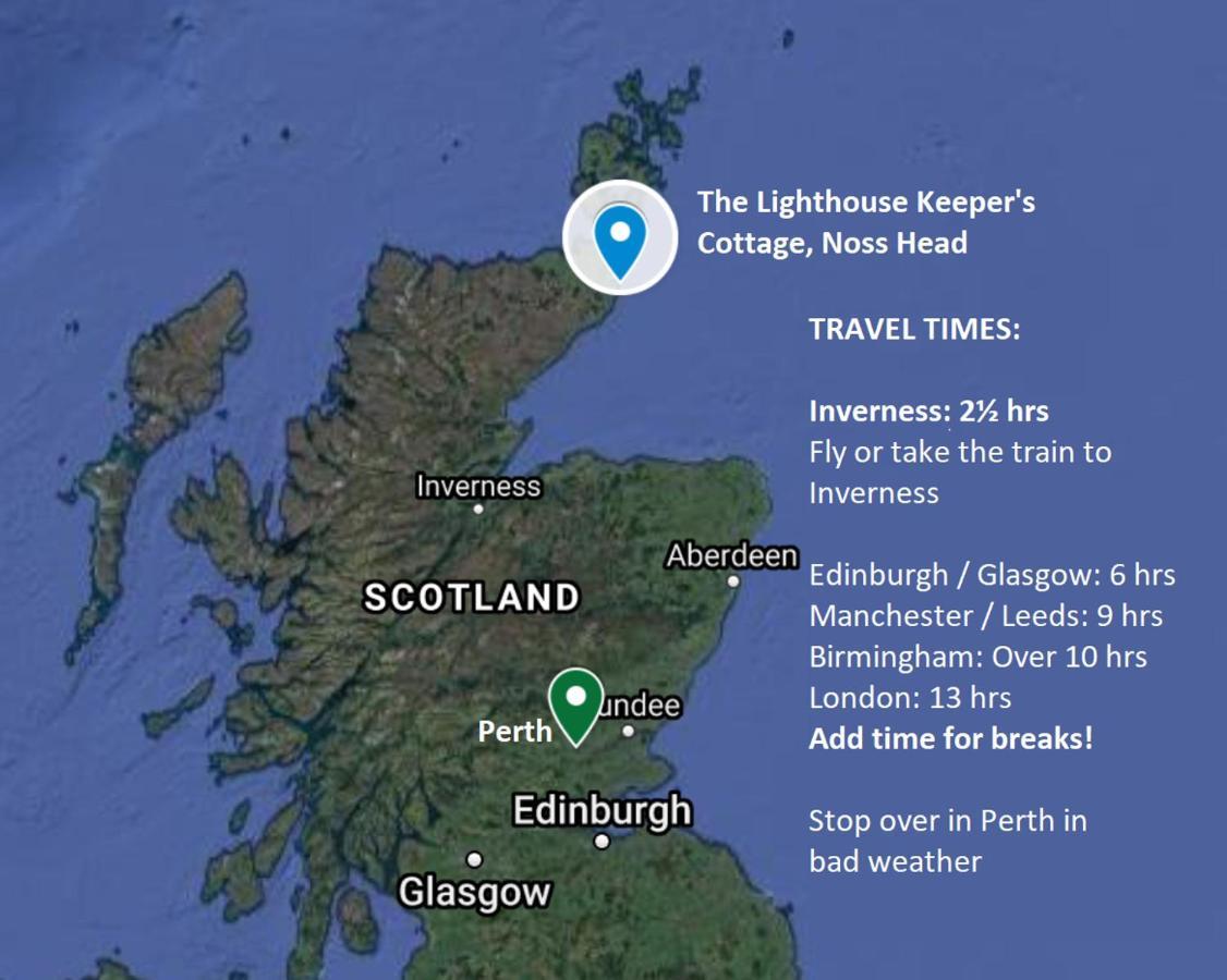 Self-Catering Lighthouse Keeper'S Cottage On The Nc500 Уик Экстерьер фото